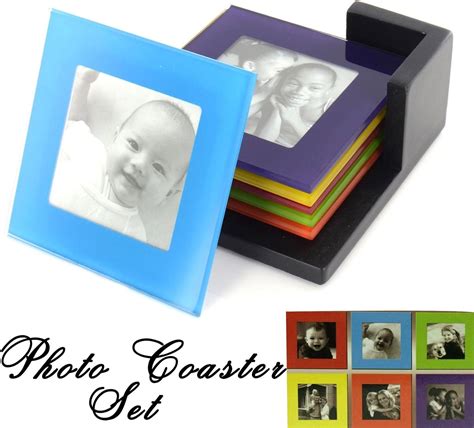 amazon glass photo coasters
